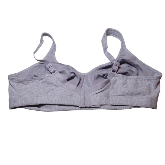 Playtex 18 Hour Ultimate Lift & Support Wireless Full Coverage Bra Sz 42B Gray - Picture 3 of 8